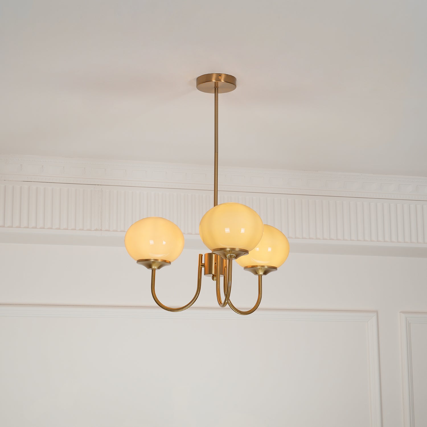Modern Marshmallow Chandelier Light Fixture – LED Hanging Ceiling Lamp