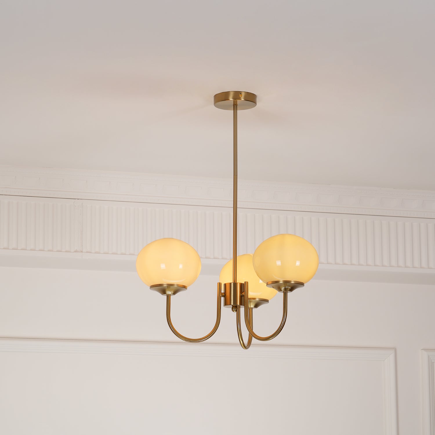 Modern Marshmallow Chandelier Light Fixture – LED Hanging Ceiling Lamp