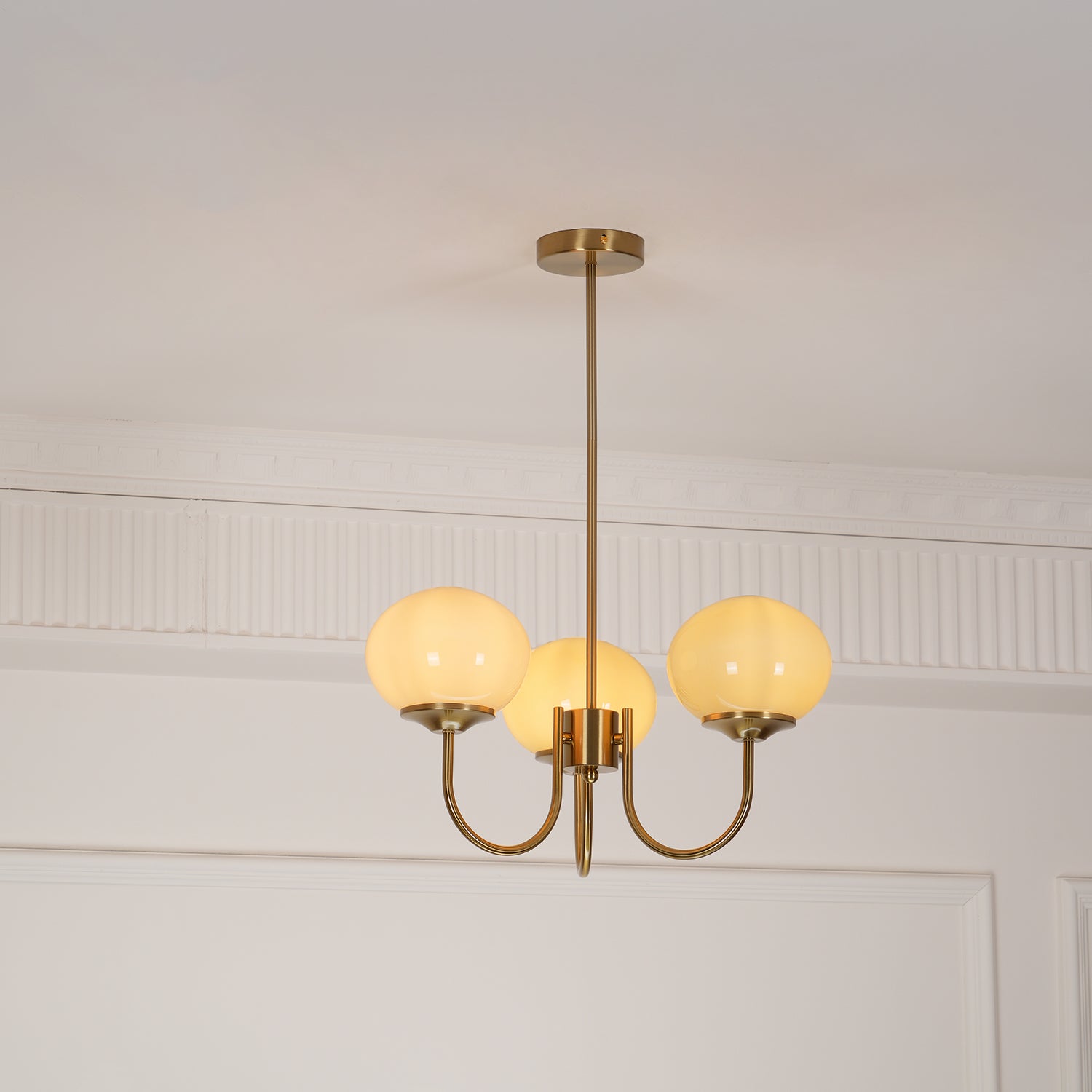 Modern Marshmallow Chandelier Light Fixture – LED Hanging Ceiling Lamp