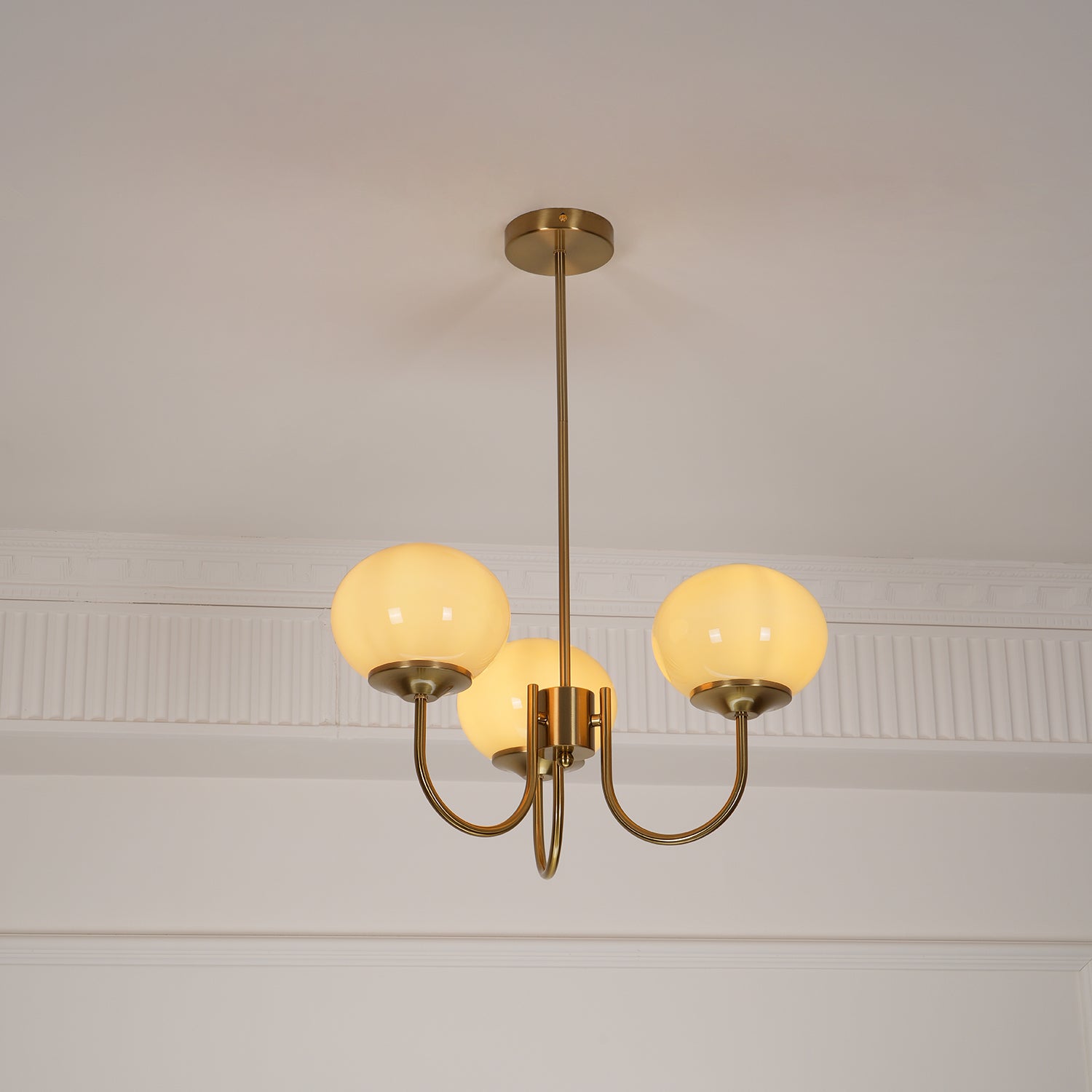 Modern Marshmallow Chandelier Light Fixture – LED Hanging Ceiling Lamp