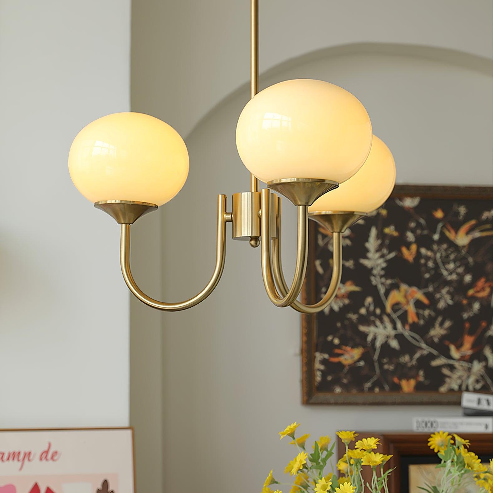 Modern Marshmallow Chandelier Light Fixture – LED Hanging Ceiling Lamp