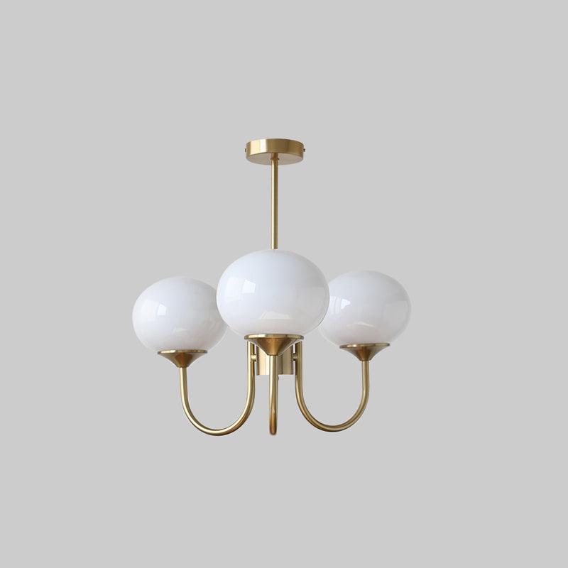 Modern Marshmallow Chandelier Light Fixture – LED Hanging Ceiling Lamp