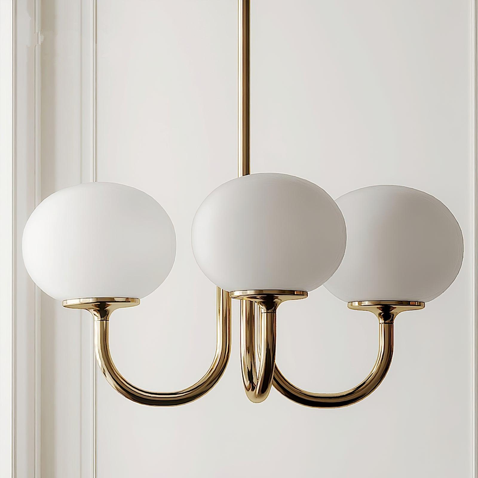 Modern Marshmallow Chandelier Light Fixture – LED Hanging Ceiling Lamp