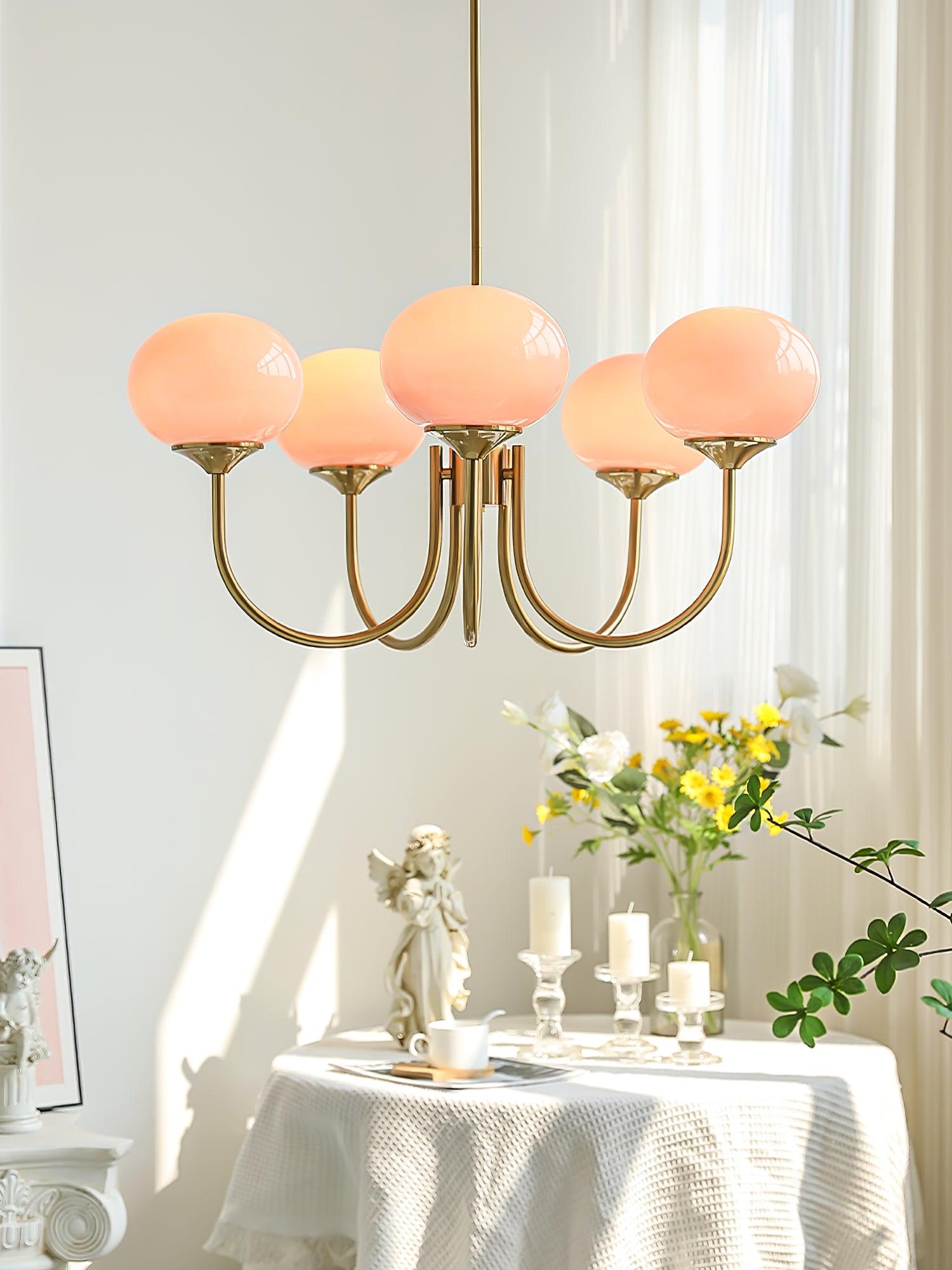Modern Marshmallow Chandelier Light Fixture – LED Hanging Ceiling Lamp