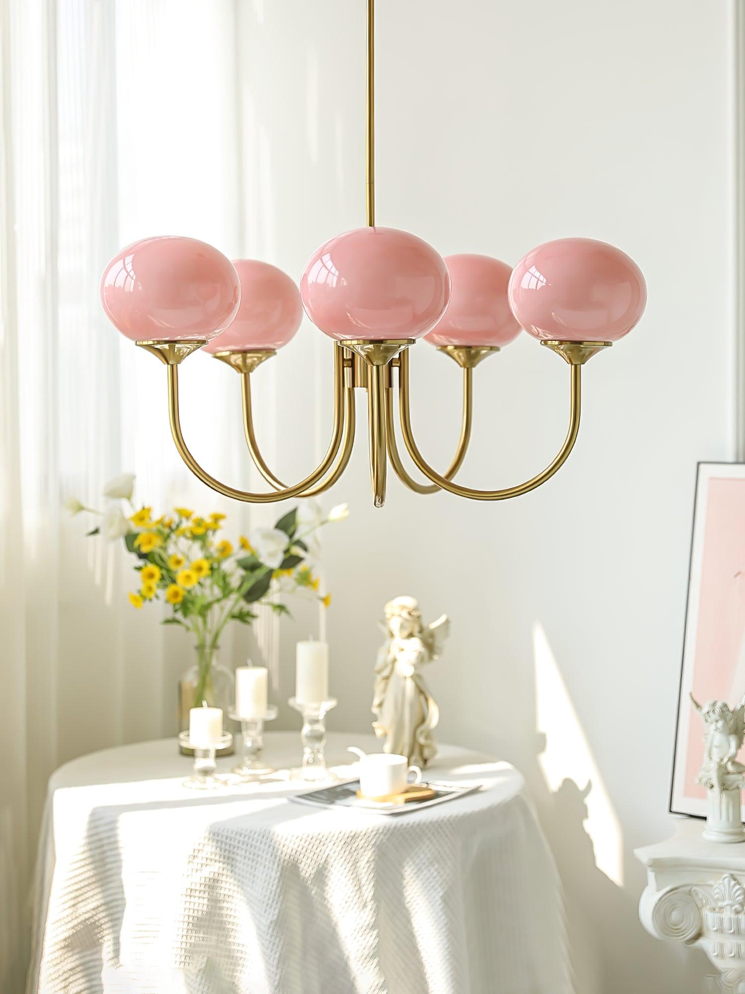 Modern Marshmallow Chandelier Light Fixture – LED Hanging Ceiling Lamp