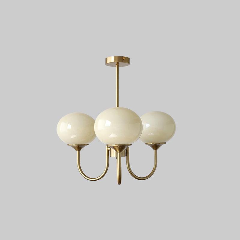 Modern Marshmallow Chandelier Light Fixture – LED Hanging Ceiling Lamp