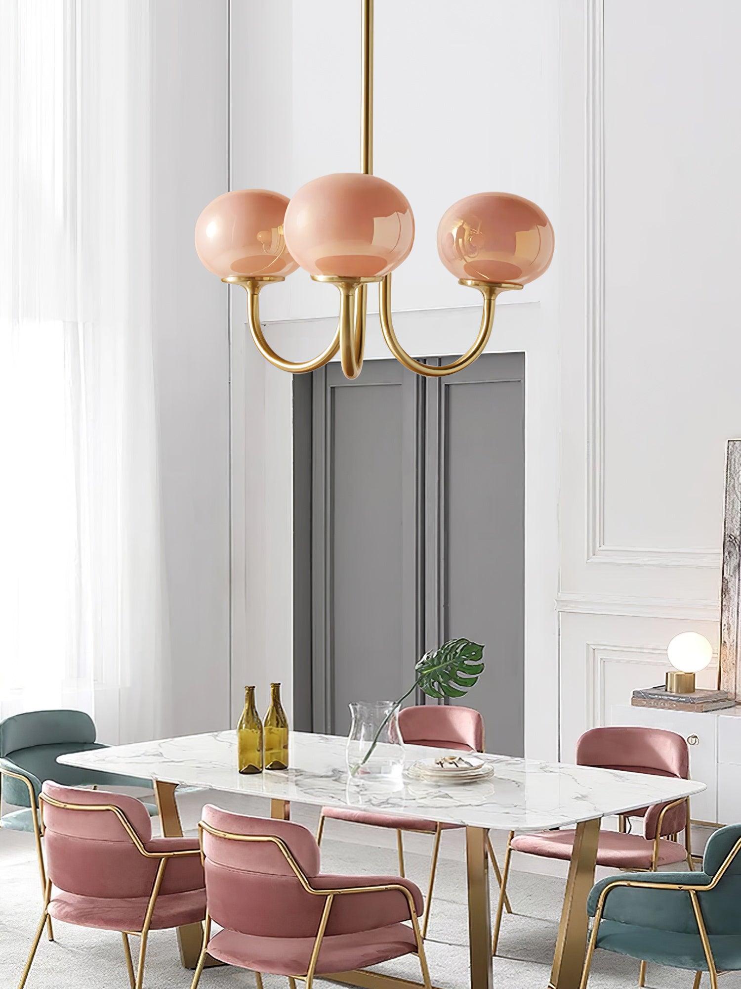 Modern Marshmallow Chandelier Light Fixture – LED Hanging Ceiling Lamp