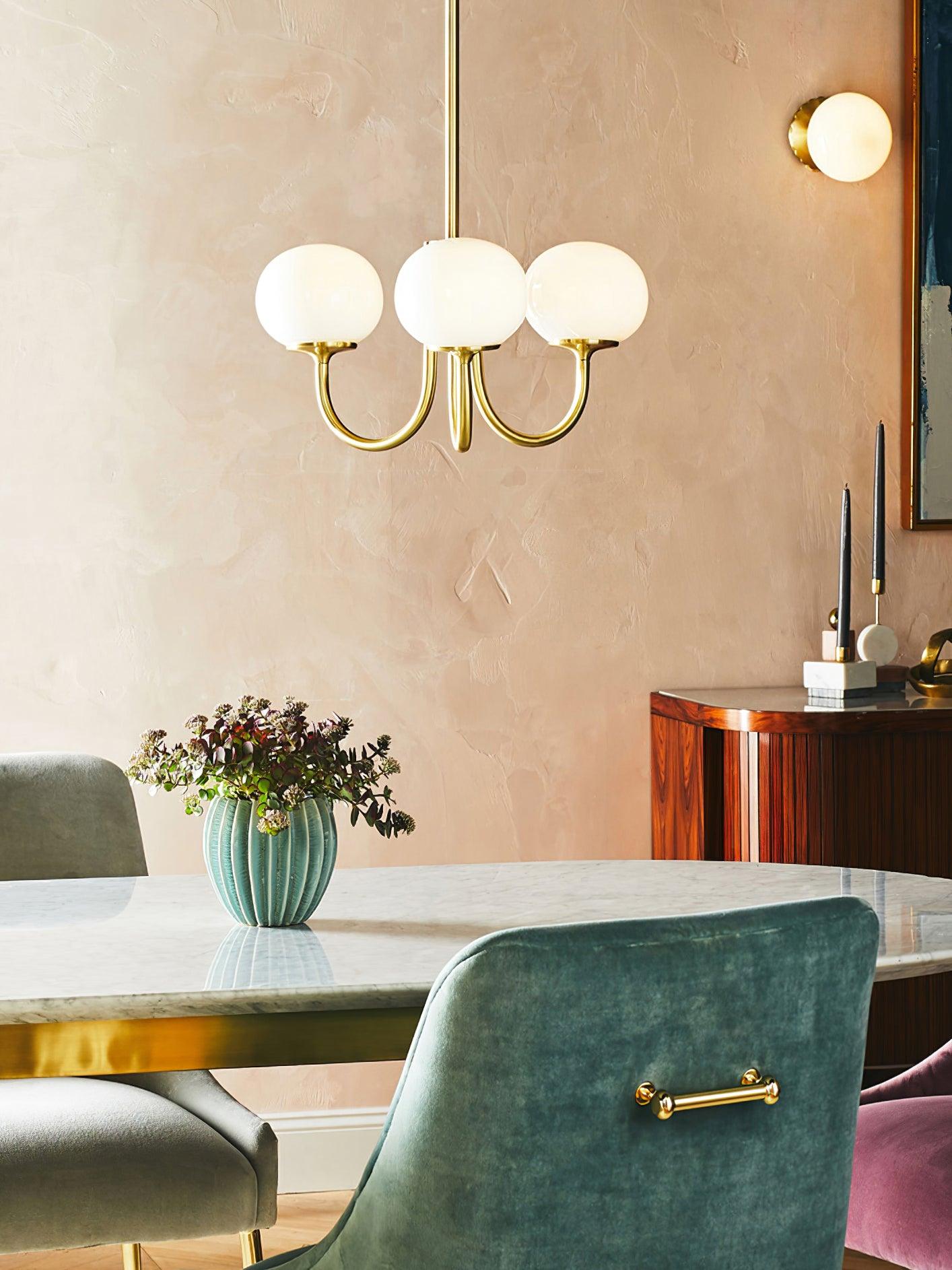 Modern Marshmallow Chandelier Light Fixture – LED Hanging Ceiling Lamp