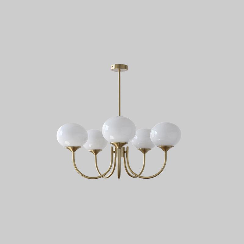 Modern Marshmallow Chandelier Light Fixture – LED Hanging Ceiling Lamp