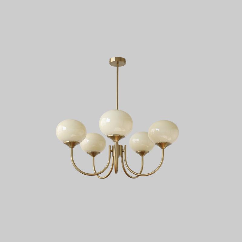 Modern Marshmallow Chandelier Light Fixture – LED Hanging Ceiling Lamp