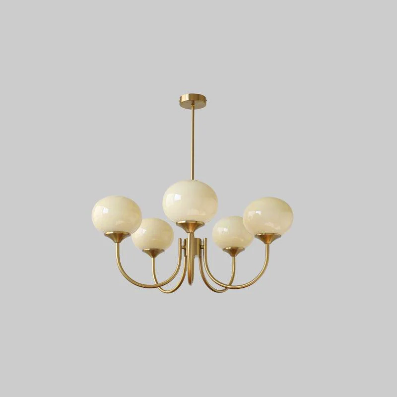 Modern Marshmallow Chandelier Light Fixture – LED Hanging Ceiling Lamp