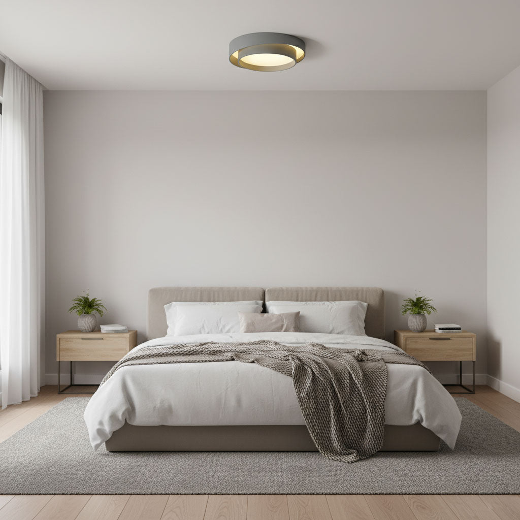 Contemporary Melody Ceiling Light - Flush Mount Lamp