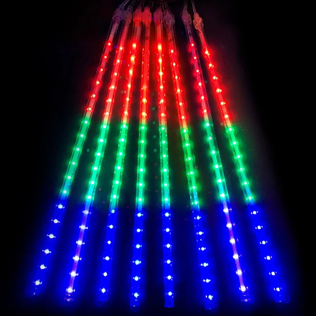 Outdoor Meteor Shower String Lights – Waterproof & Ideal for Garden Ambiance - Atelier Dubois Paris