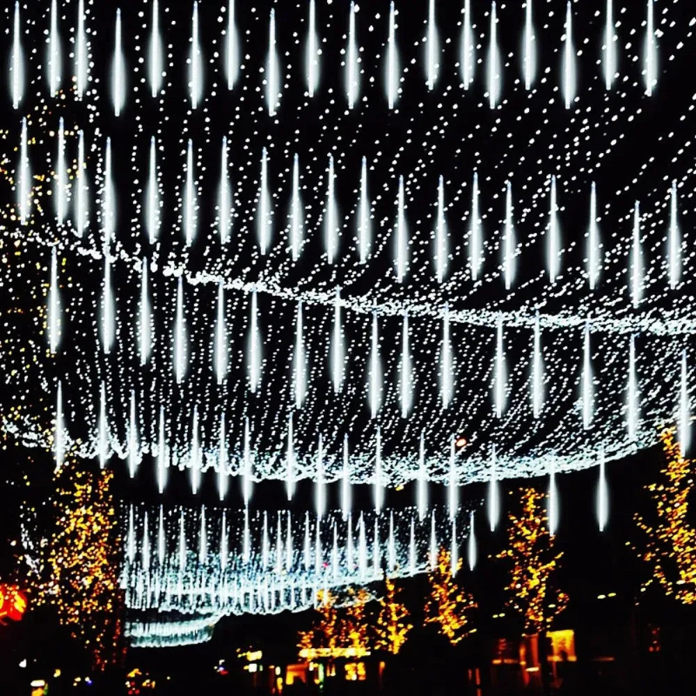 Outdoor Meteor Shower String Lights – Waterproof & Ideal for Garden Ambiance - Atelier Dubois Paris