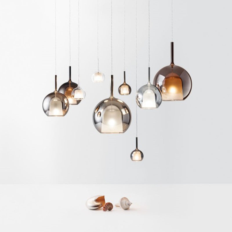 Modern Loft Pendant Light | Aluminum Glass