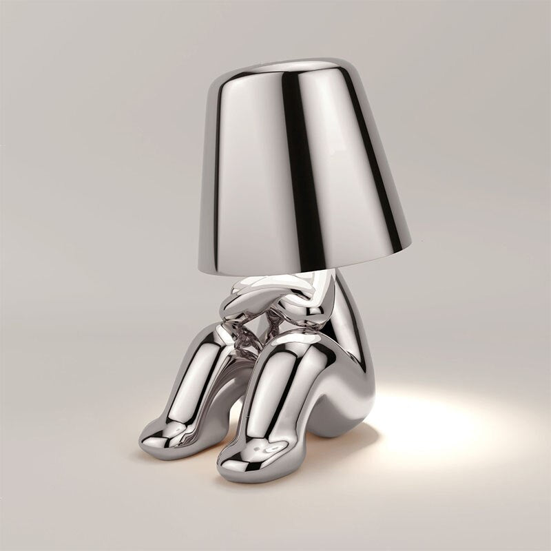 GlowFigure | Modern Art-Inspired Rechargeable Table Light