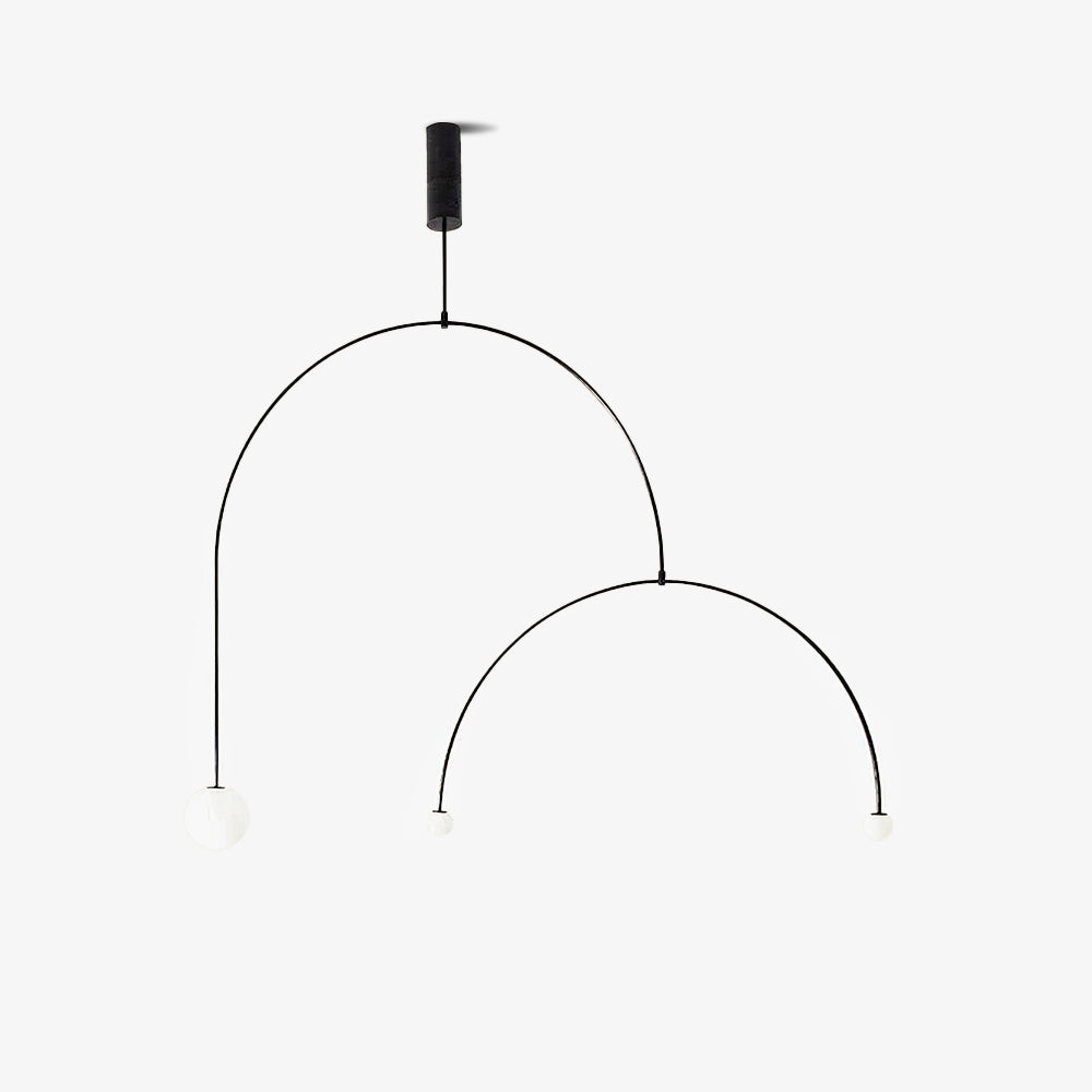 Modern Mobile Chandelier – Adjustable Hanging Light Fixture
