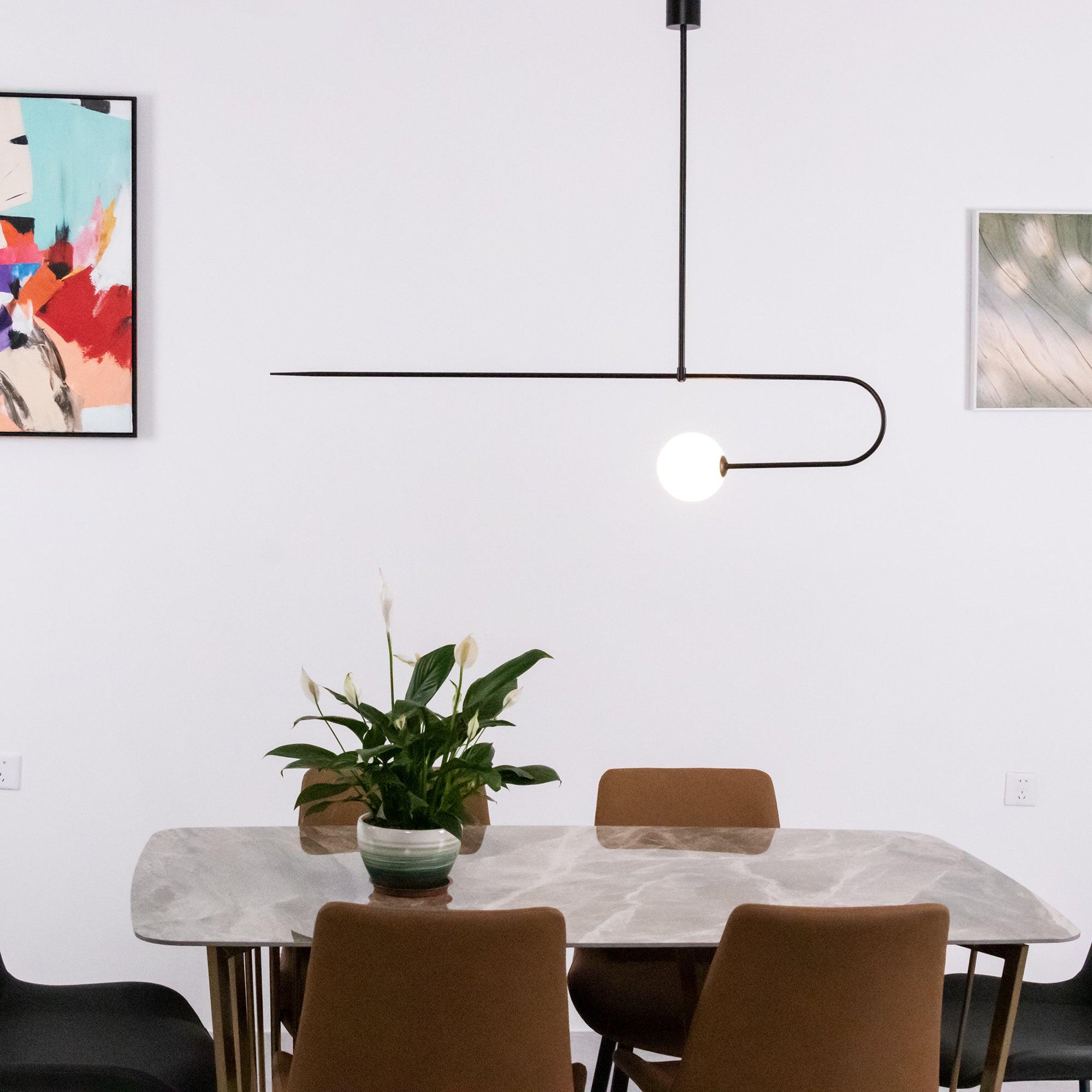 Modern Mobile Chandelier – Adjustable Hanging Light Fixture