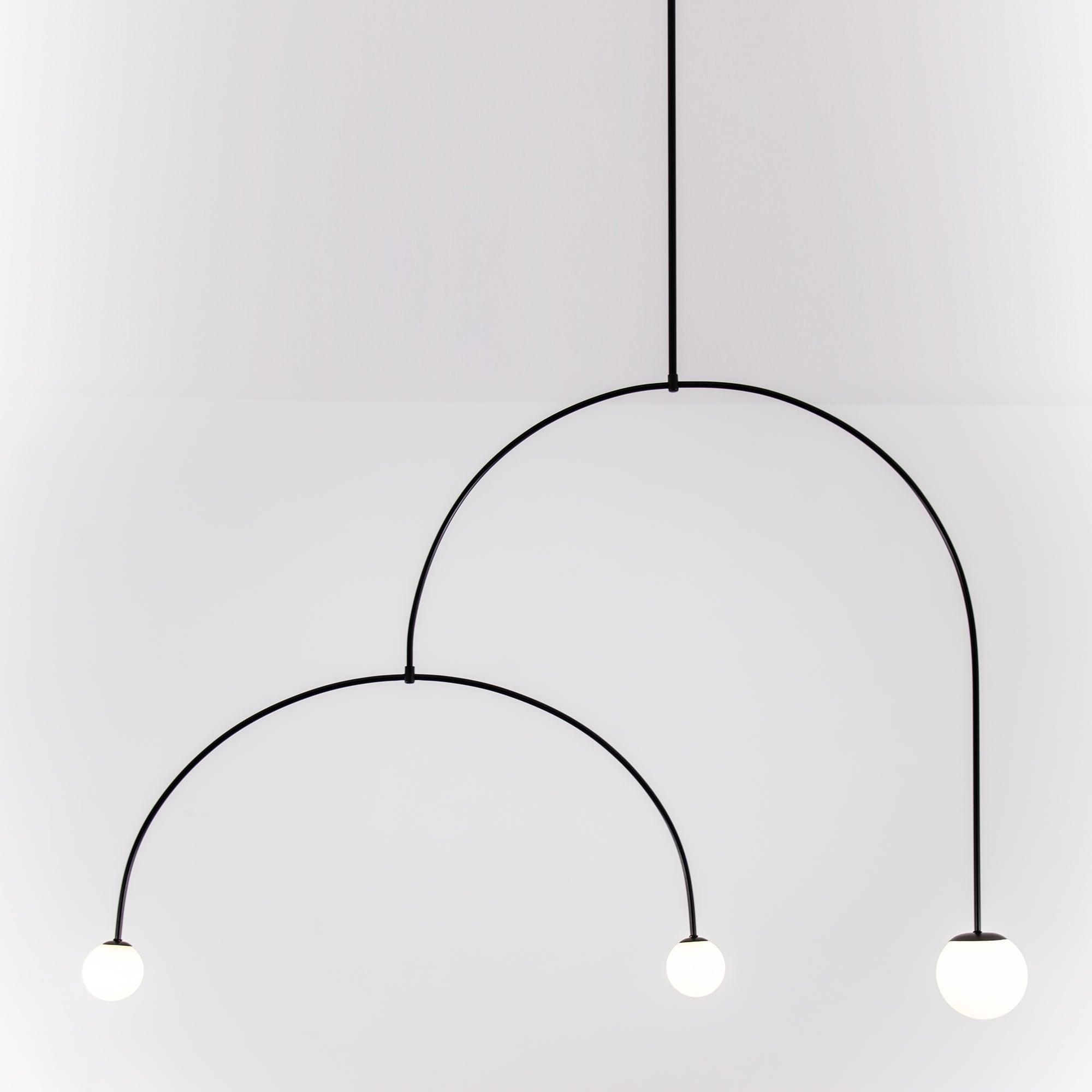 Modern Mobile Chandelier – Adjustable Hanging Light Fixture