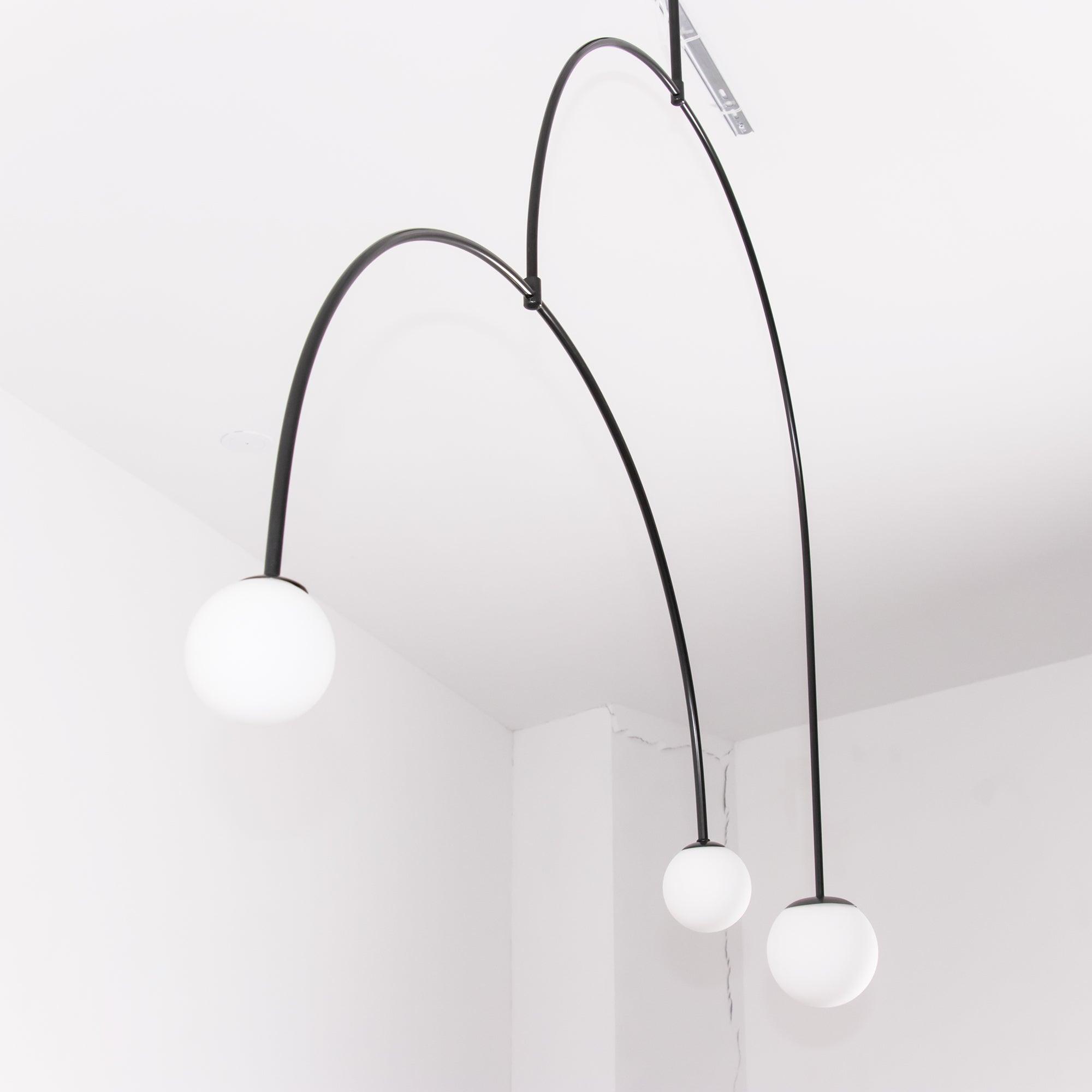 Modern Mobile Chandelier – Adjustable Hanging Light Fixture