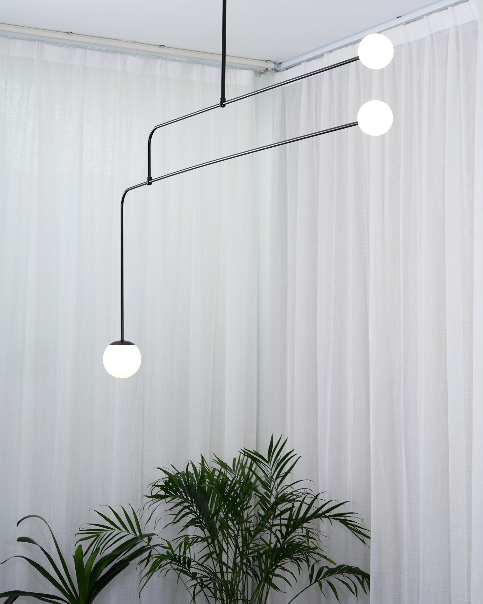 Modern Mobile Chandelier – Adjustable Hanging Light Fixture