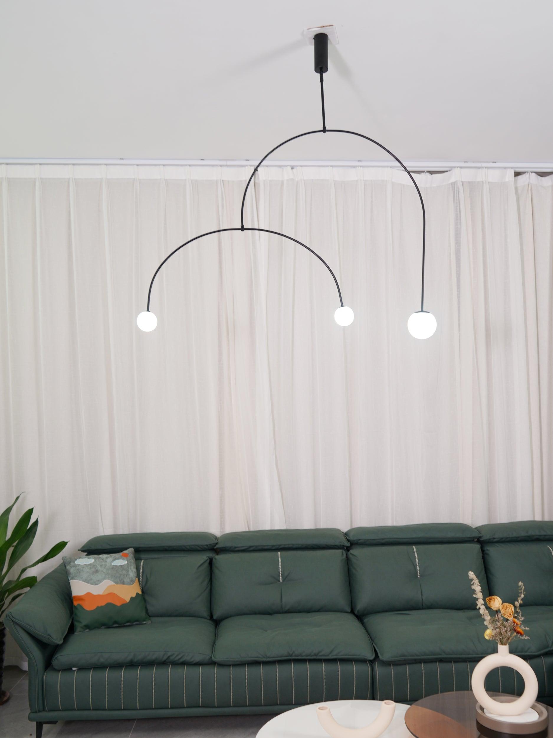 Modern Mobile Chandelier – Adjustable Hanging Light Fixture