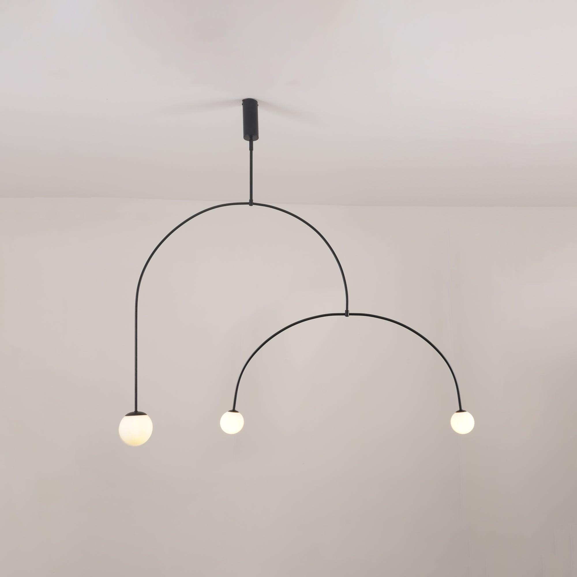 Modern Mobile Chandelier – Adjustable Hanging Light Fixture