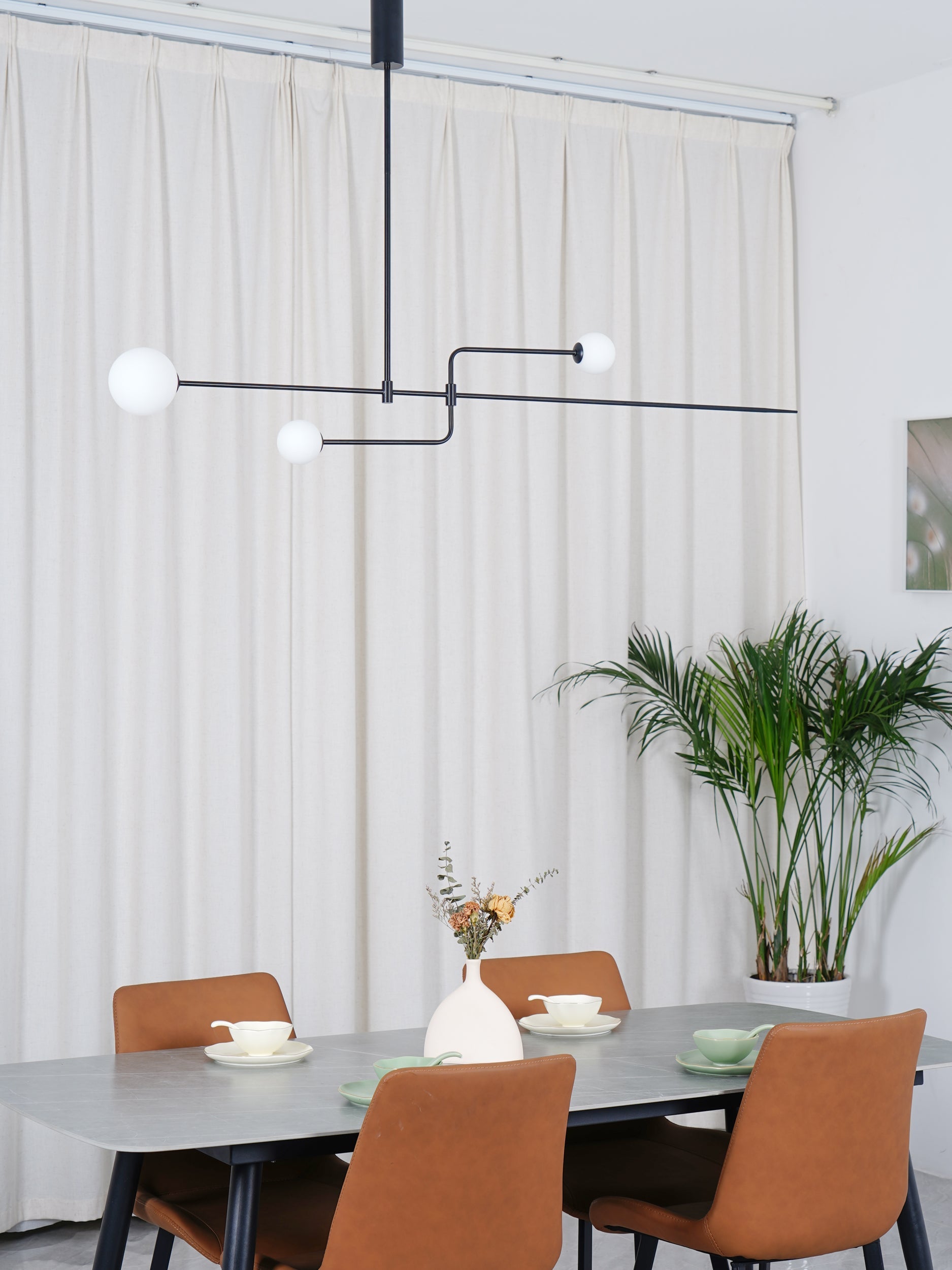 Modern Mobile Chandelier – Adjustable Hanging Light Fixture
