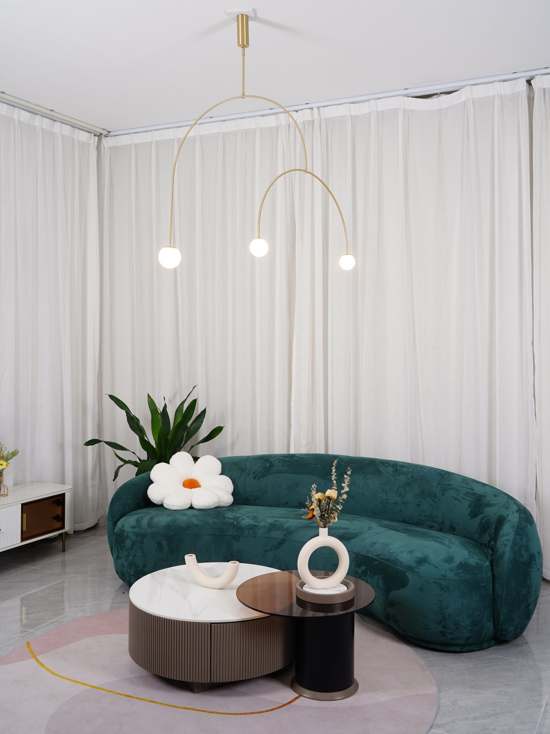 Modern Mobile Chandelier – Adjustable Hanging Light Fixture