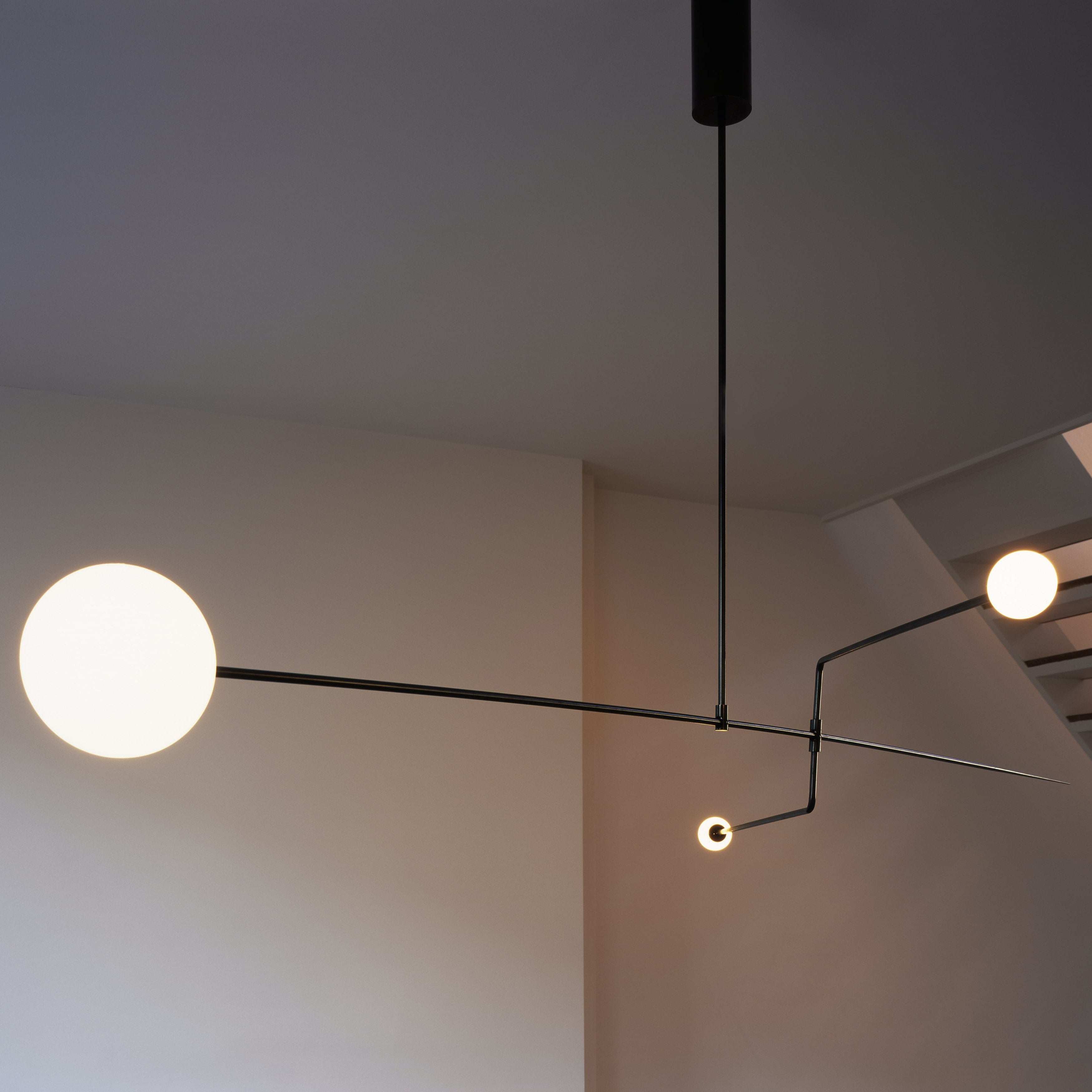 Modern Mobile Chandelier – Adjustable Hanging Light Fixture