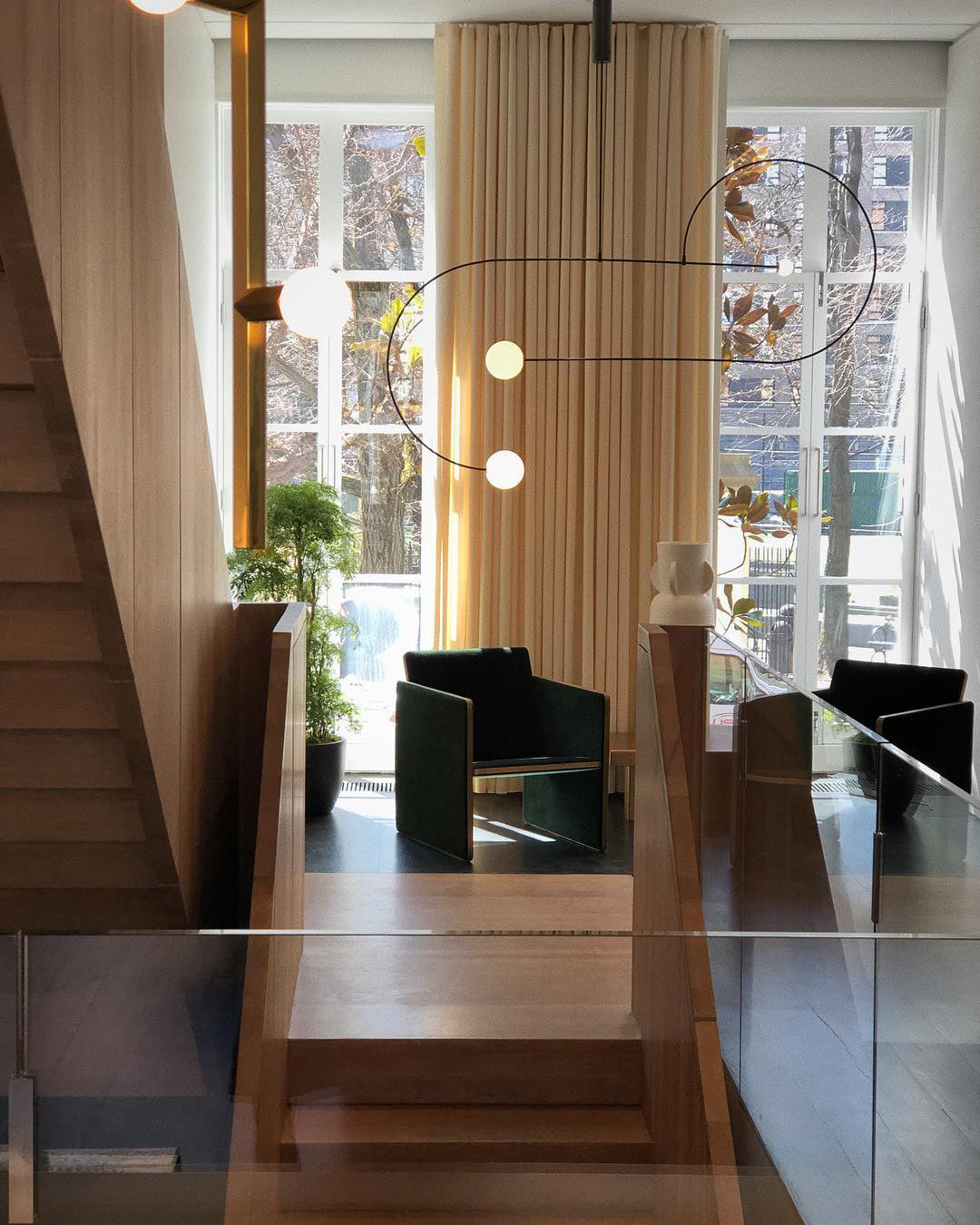 Modern Mobile Chandelier – Adjustable Hanging Light Fixture