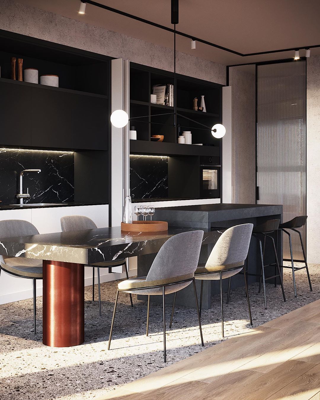 Modern Mobile Chandelier – Adjustable Hanging Light Fixture