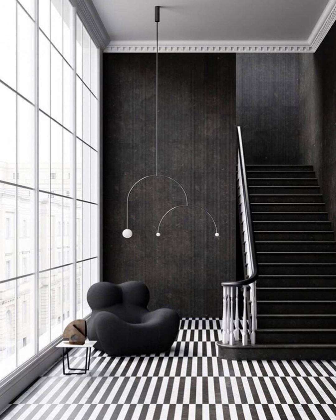 Modern Mobile Chandelier – Adjustable Hanging Light Fixture