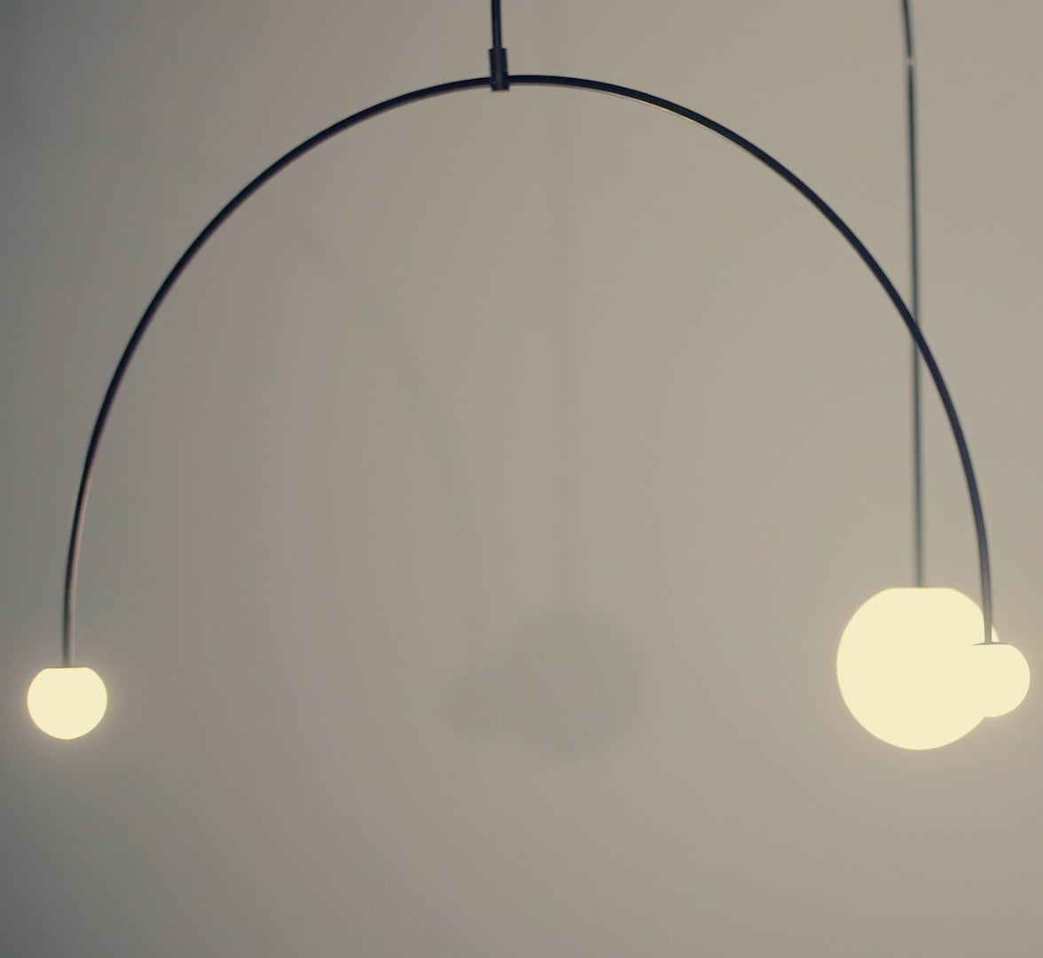 Modern Mobile Chandelier – Adjustable Hanging Light Fixture