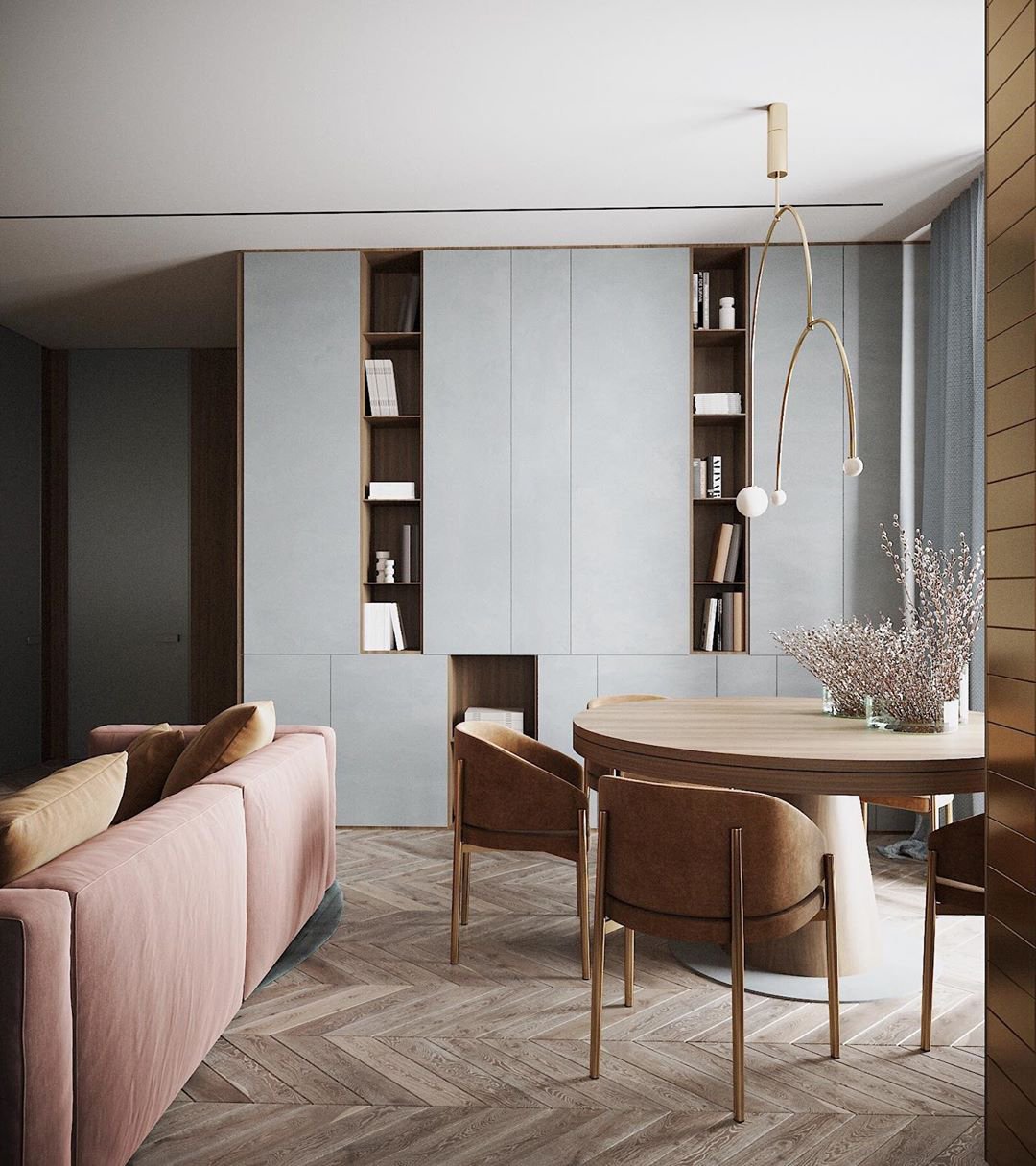 Modern Mobile Chandelier – Adjustable Hanging Light Fixture