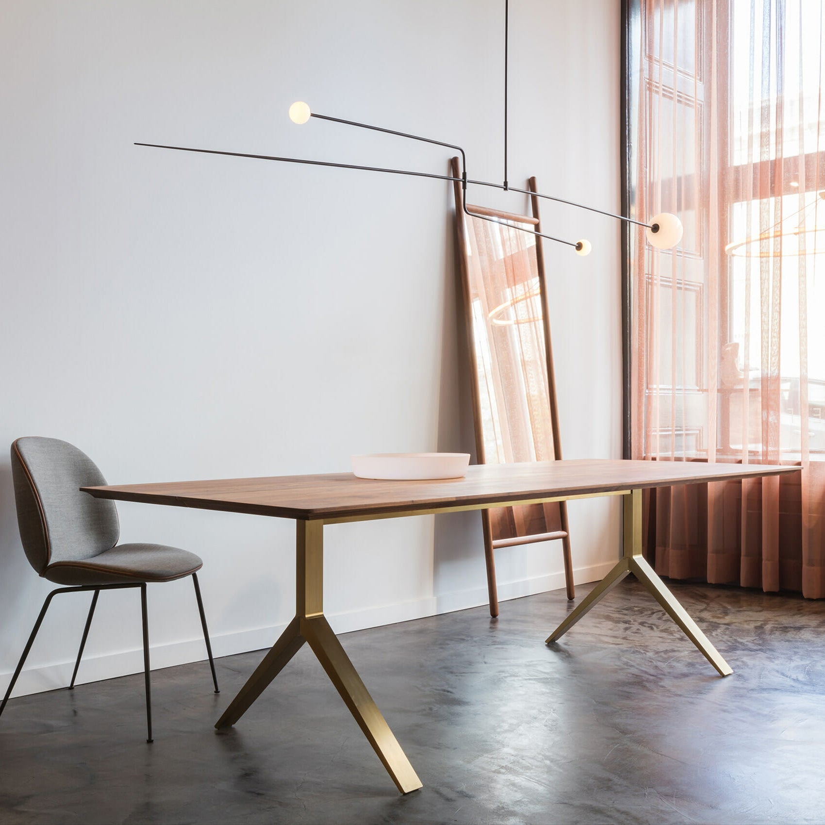 Modern Mobile Chandelier – Adjustable Hanging Light Fixture