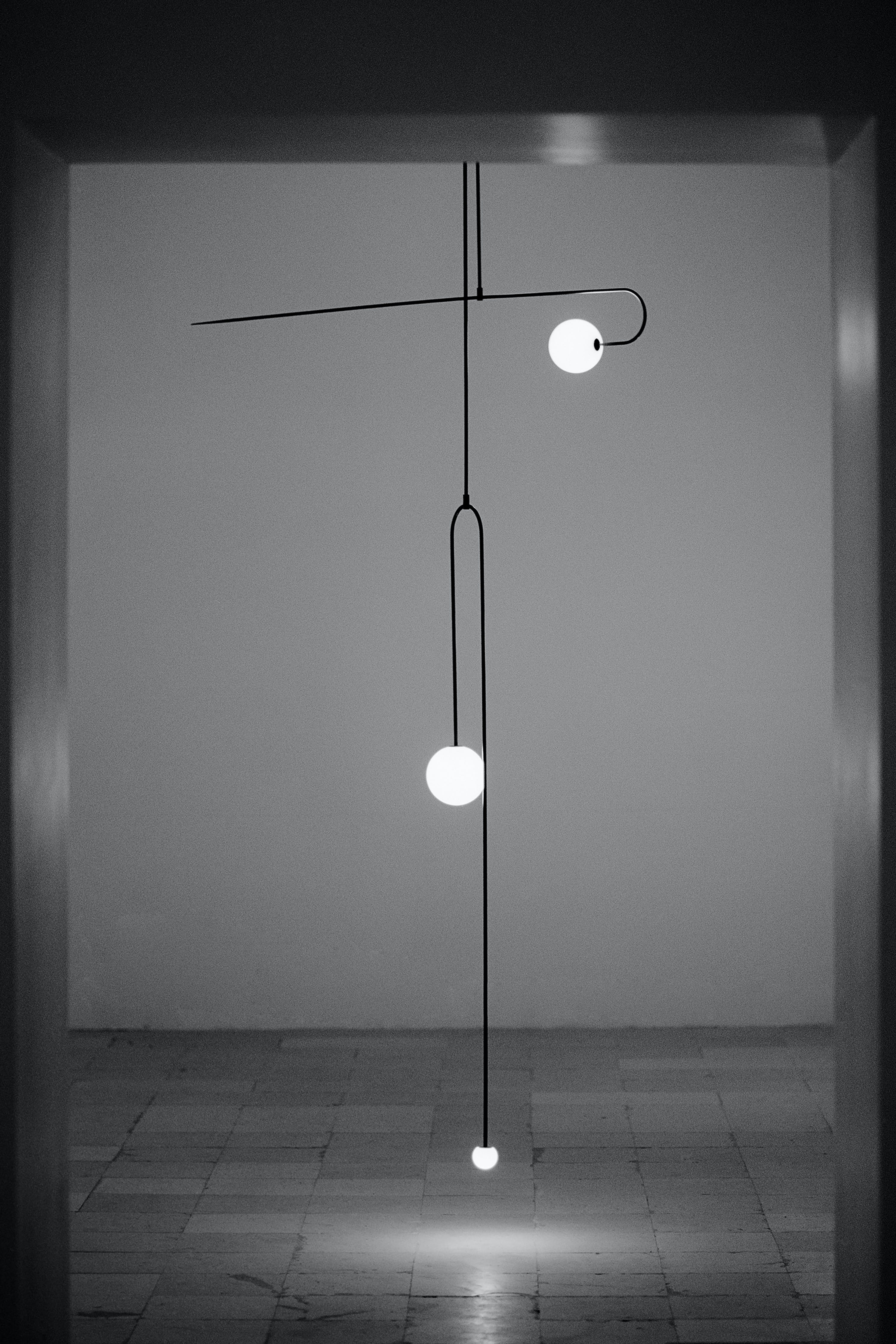Modern Mobile Chandelier – Adjustable Hanging Light Fixture