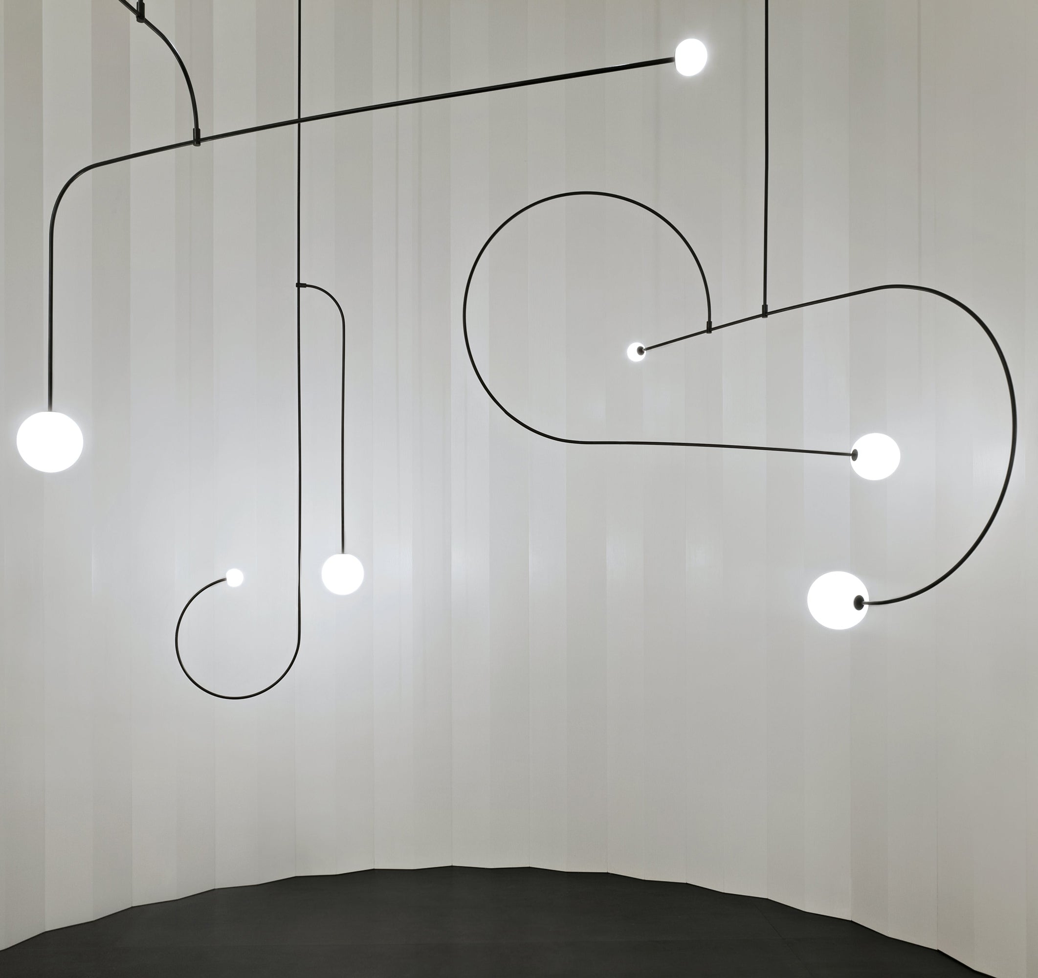 Modern Mobile Chandelier – Adjustable Hanging Light Fixture