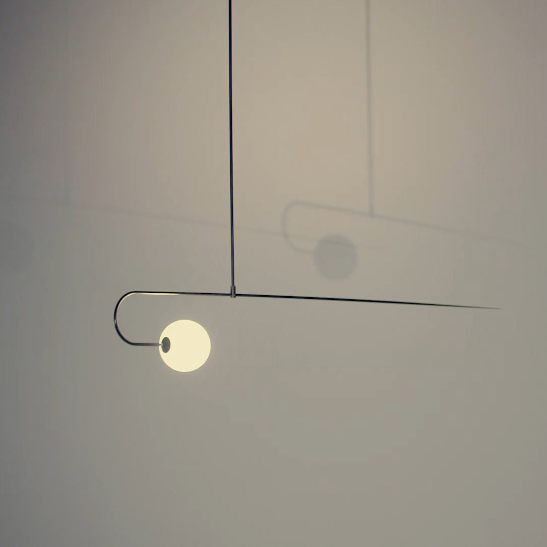 Modern Mobile Chandelier – Adjustable Hanging Light Fixture