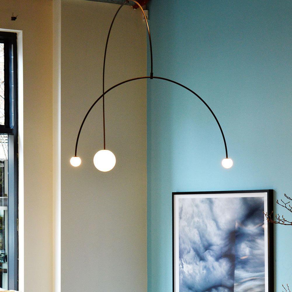 Modern Mobile Chandelier – Adjustable Hanging Light Fixture