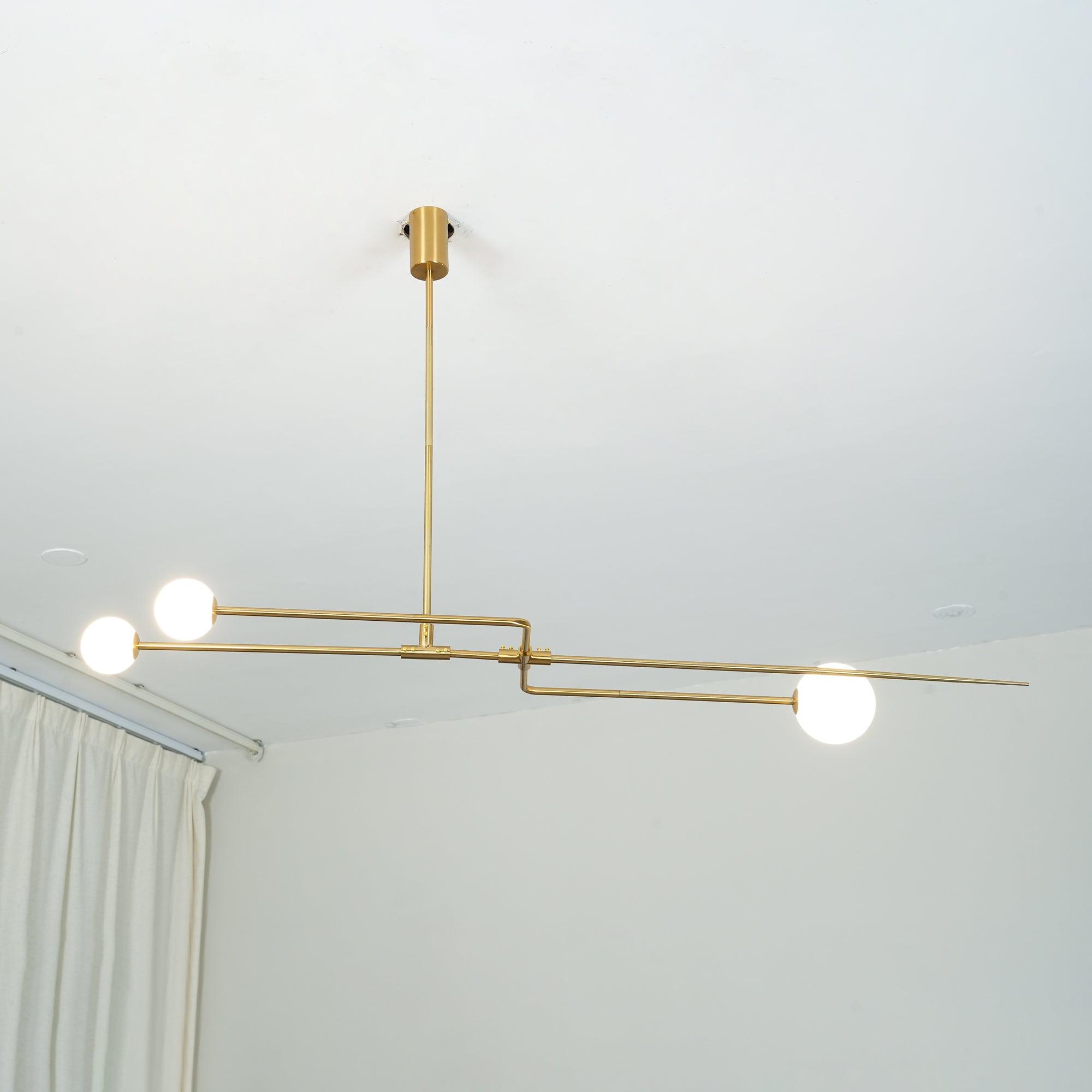 Modern Mobile Chandelier – Adjustable Hanging Light Fixture