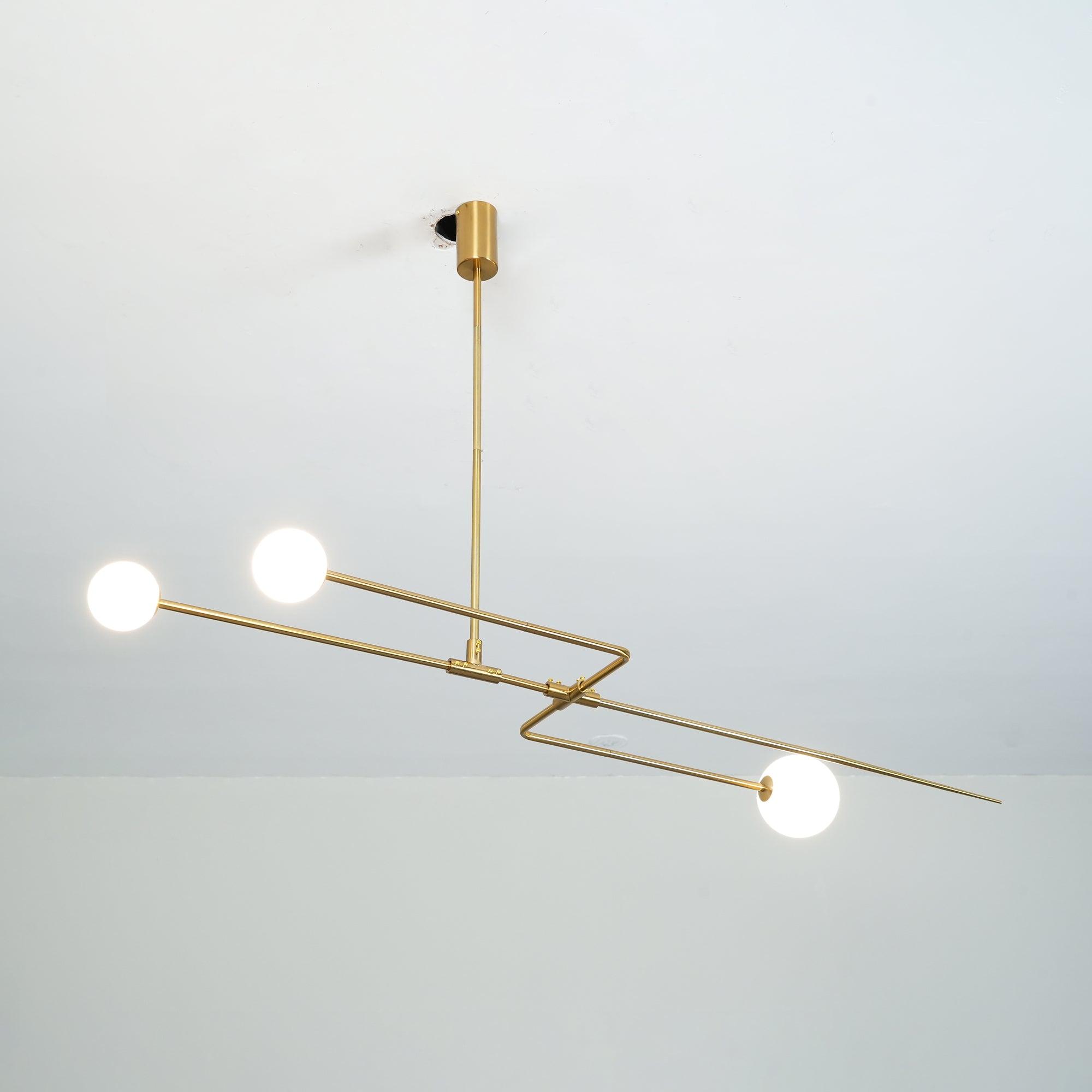 Modern Mobile Chandelier – Adjustable Hanging Light Fixture