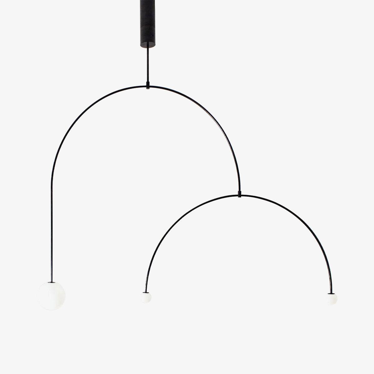 Modern Mobile Chandelier – Adjustable Hanging Light Fixture
