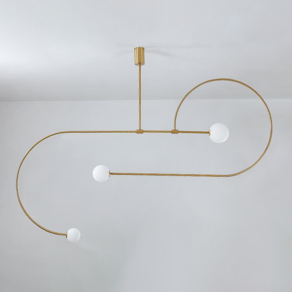 Modern Mobile Chandelier – Adjustable Hanging Light Fixture
