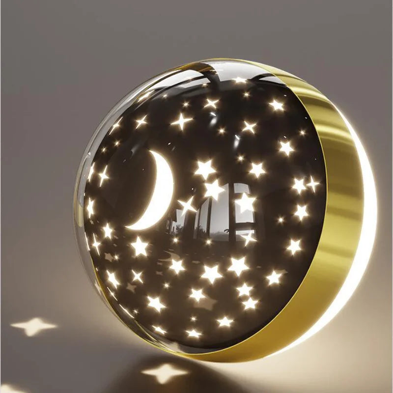 Modern Children's Wall Lamp | Starry Night Lamp
