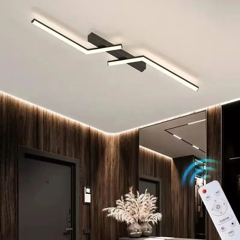 Modern LED Ceiling Light with Linear Design