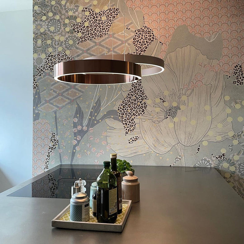 Sleek LED Ring-Shape Pendant Light