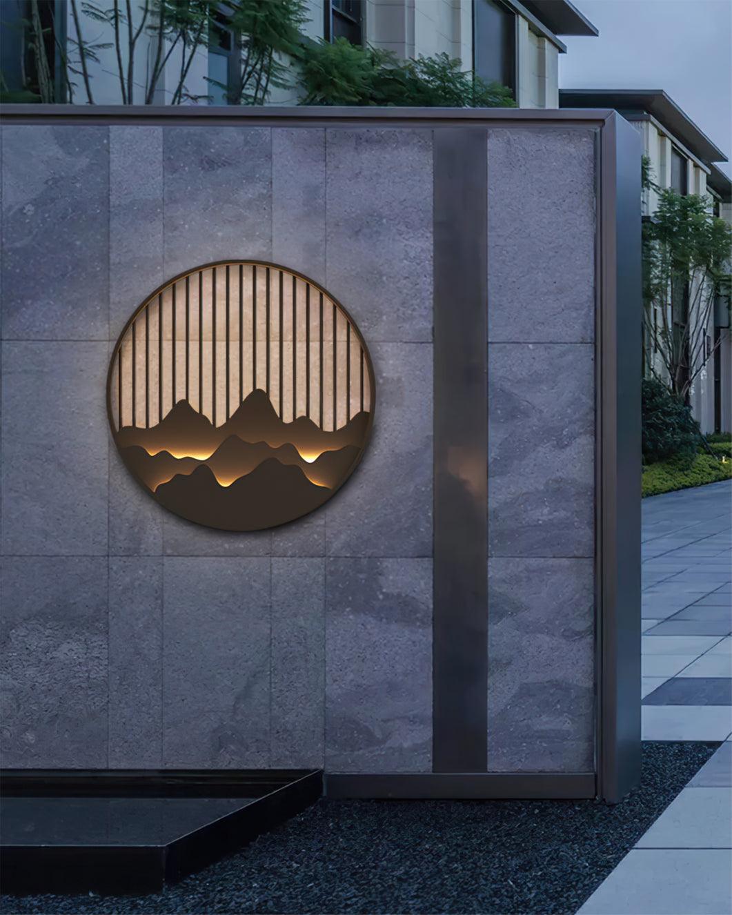 Mountain-Inspired Outdoor Wall Sconce | Wall Lamp