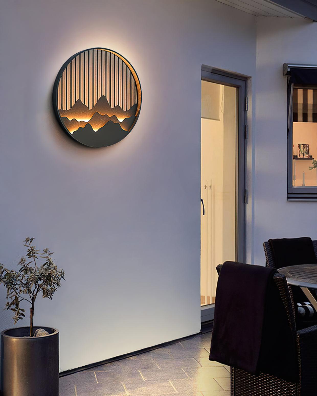 Mountain-Inspired Outdoor Wall Sconce | Wall Lamp