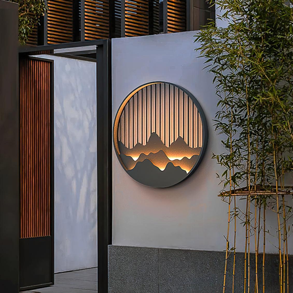 Mountain-Inspired Outdoor Wall Sconce | Wall Lamp